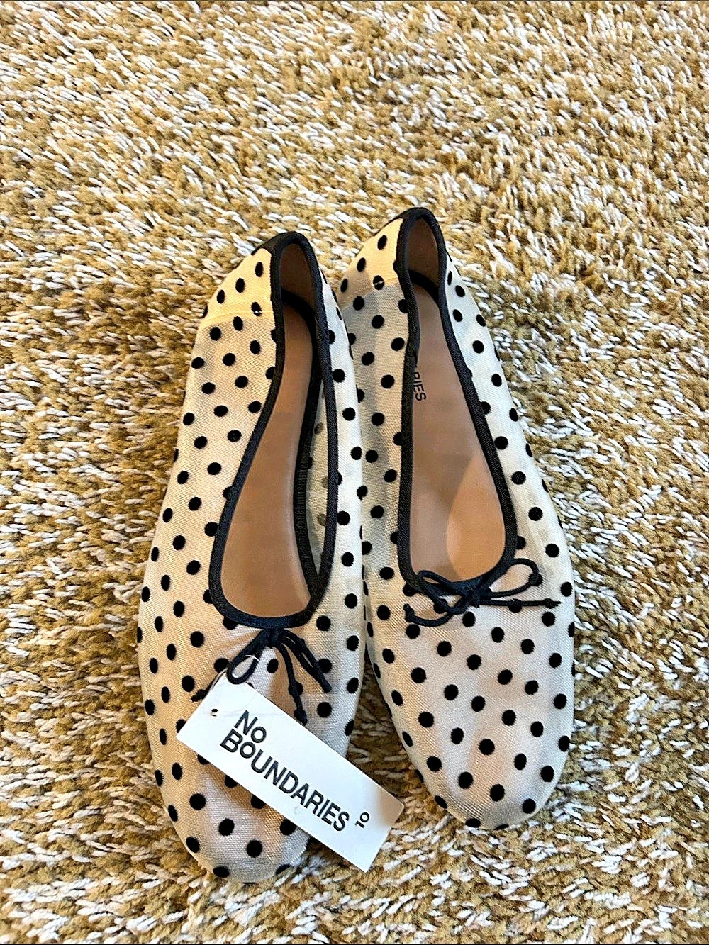 NO BOUNDARIES Women's Mesh Ballet Flats